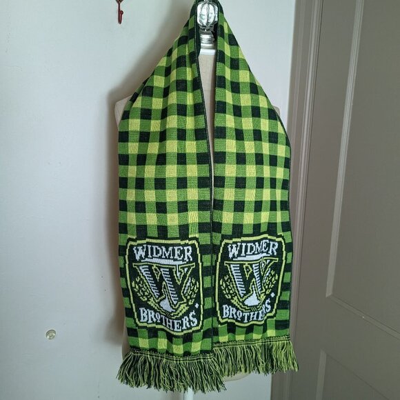 Portland Timbers Soccer Scarf MLS Football Widmer Brewing Checkered - Picture 2 of 6